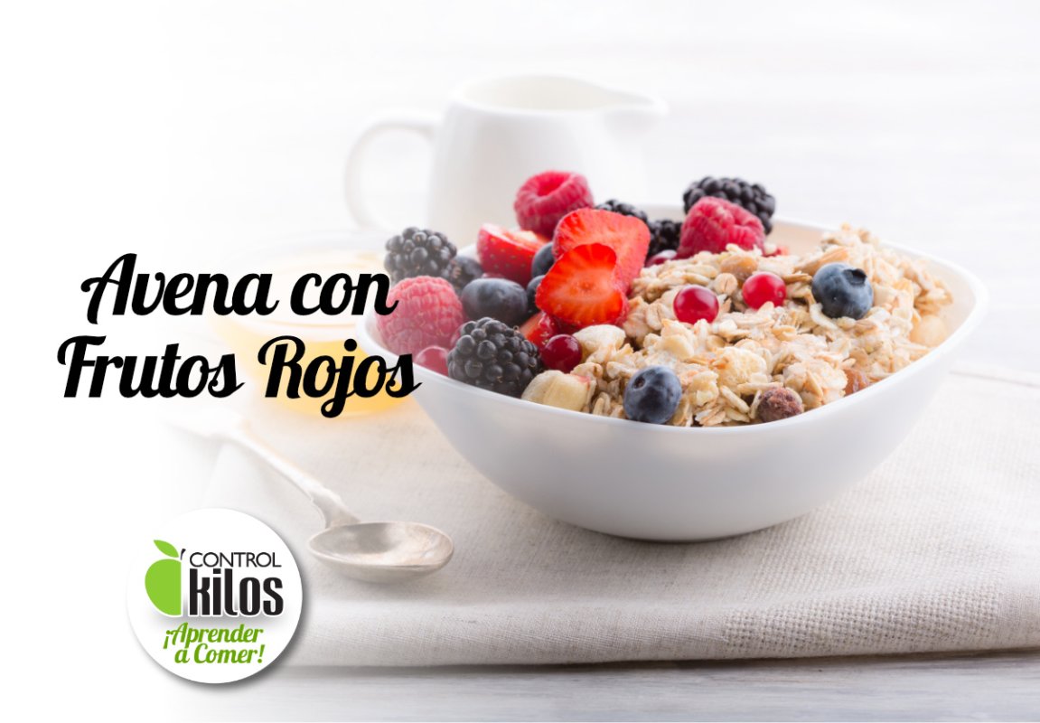 Avena con frutos rojos