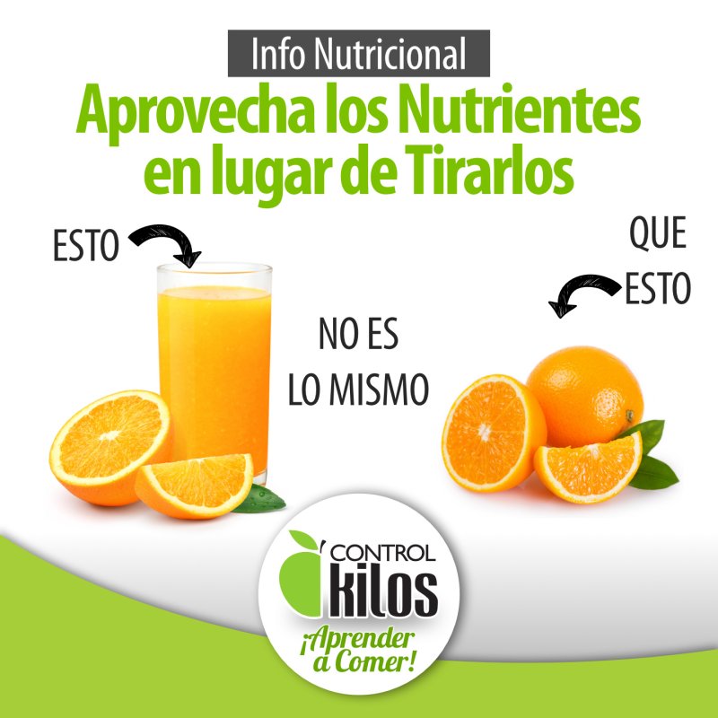 Aprovecha los nutrientes en lugar de tirarlos